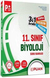 11. Sınıf Biyoloji 3`ü 1 Arada Soru Bankası Puan Yayınları - Puan Yayınları