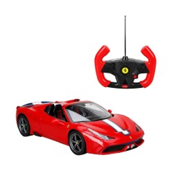 1:14 Ferrari 458 Speciale Uzaktan Kumandalı Işıklı Araba - Kırmızı - Sunman Oyuncak