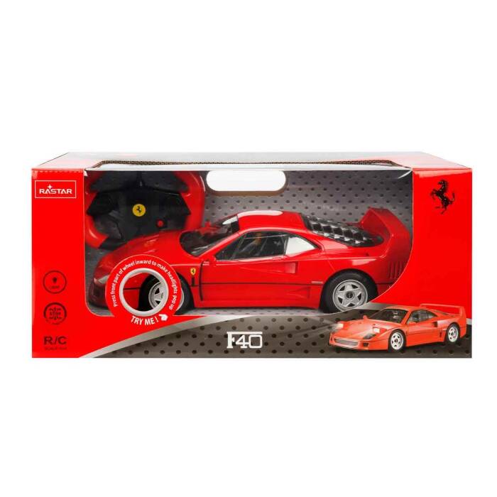 1:14 Uzaktan Kumandalı Ferrari F40 Araba 32 cm. Kırmızı - 7