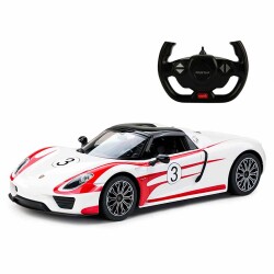 1:14 Uzaktan Kumandalı Porsche 918 Spyder Weissach Işıklı Araba 32 cm. - 1