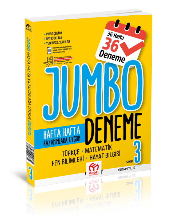 3.Sınıf Jumbo Tüm Dersler Deneme Model Yayınları - 1