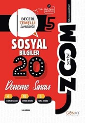 5. Sınıf Sosyal Bilgiler Zoom Serisi 20 Deneme Günay Yayınları - Günay Yayıncılık