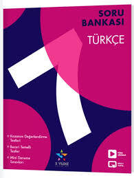 5 Yıldız Yayınları 7. Sınıf Türkçe Soru Bankası - 1