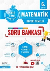 6. Sınıf Mavi Matematik Soru Bankası Nartest - Nartest Yayınları