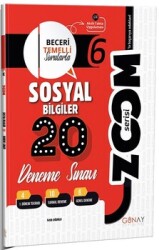 6. Sınıf Sosyal Bilgiler Zoom Serisi 20 Deneme Günay Yayınları - Günay Yayıncılık