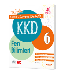 6. Sınıf Fen Bilimleri KKD Denemeleri 40 Fasikül Kurmay Yayınları - Fenomen Yayıncılık