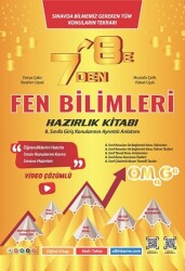 7 Den 8 E LGS Fen Bilimleri Hazırlık Kitabı Omage Yayınları - Nartest Yayınları