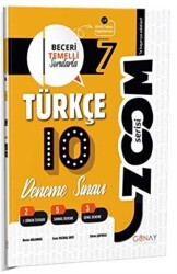 7. Sınıf Türkçe Zoom Serisi 10 Deneme Günay Yayınları - Günay Yayıncılık