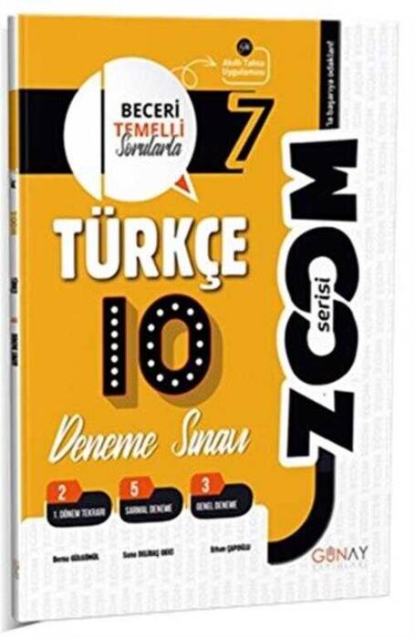 7. Sınıf Türkçe Zoom Serisi 10 Deneme Günay Yayınları - 1