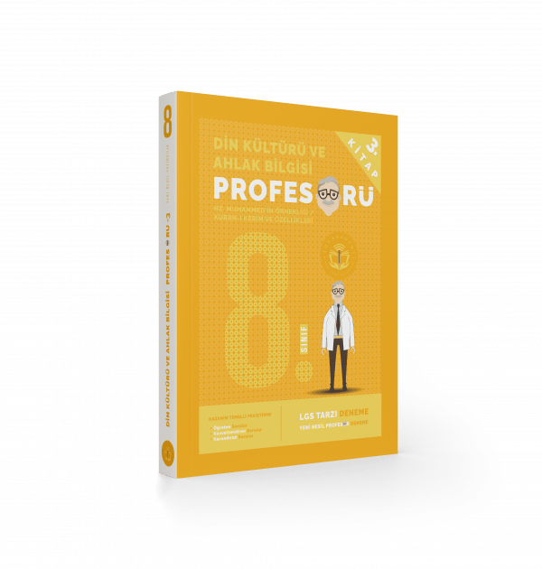 8. Sınıf Din Kültürü ve Ahlak Bilgisi Profesörü 3.Kitap Hz. Muhammed’in Örnekliği-Kuran-ı Kerim ve Özellikleri - 1