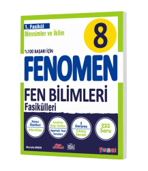 8. Sınıf Fen Bilimleri Fenomen Mevsimler ve İklim 1. Fasikül Gama Yayınları - Fenomen Yayıncılık