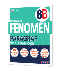 Fenomen Okul Yayınları 8. Sınıf Paragraf B Fenomen Soru Bankası - Fenomen Yayıncılık