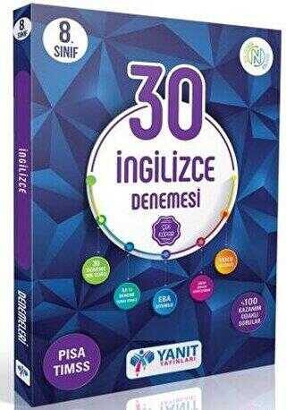 8. Sınıf İngilizce 30 lu Branş Denemesi Yanıt Yayınları - 1