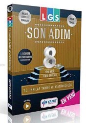 8. Sınıf LGS 1. Dönem T.C. İnkılap Tarihi ve Atatürkçülük Son Adım Soru Bankası Yanıt Yayı - Yanıt Yayınları