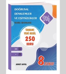 8. Sınıf Lgs Doğrusal Denklemler ve Eşitsizlikler Soru Bankası Yok Yok Yayınları - YOK YOK YAYINLARI