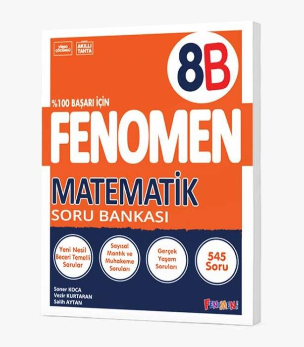 8. Sınıf LGS Fenomen Matematik b Soru Bankası Gama Yayınları - 1