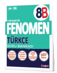 8. Sınıf LGS Türkçe (B) Fenomen Soru Bankası Gama Okul Yayınları - Fenomen Yayıncılık