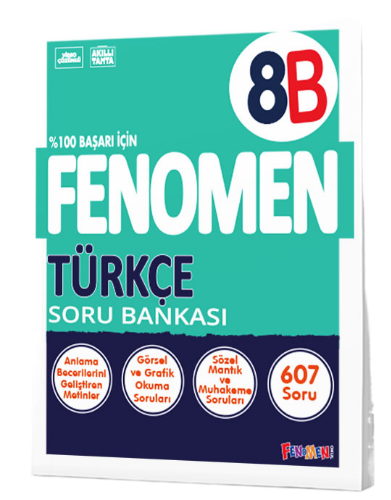 8. Sınıf LGS Türkçe (B) Fenomen Soru Bankası Gama Okul Yayınları - 1