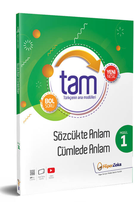 8. Sınıf TAM Türkçe 1 Teknik Analiz Modülleri & Sözcükte ve Cümlede Anlam - 1