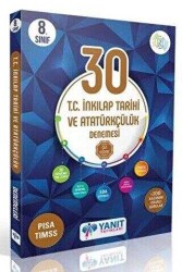 8. Sınıf T.C. İnkılap Tarihi ve Atatürkçülük 30 lu Branş Denemesi Yanıt Yayınları - Yanıt Yayınları