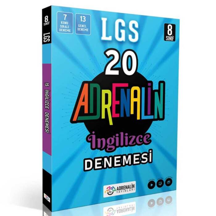 Adrenalin Yayınları 8. Sınıf LGS İngilizce 20 Branş Denemesi - 1