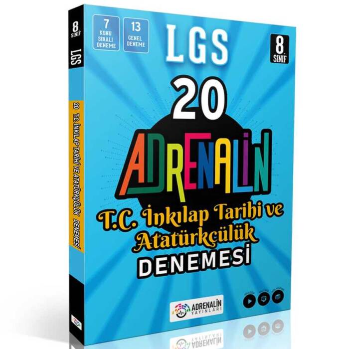 Adrenalin Yayınları 8. Sınıf LGS T.C. İnkılap Tarihi ve Atatürkçülük Branş 20 Denemesi - 1