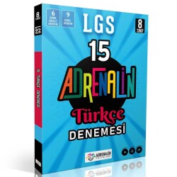 Adrenalin Yayınları 8. Sınıf LGS Türkçe 15 Branş Denemesi - Adrenalin Yayınları