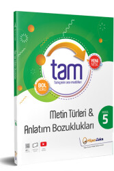 8.Sınıf TAM Türkçe 5 Teknik Analiz Modülleri & Metin Türleri ve Anlatım Bozuklukları - Hiper Zeka