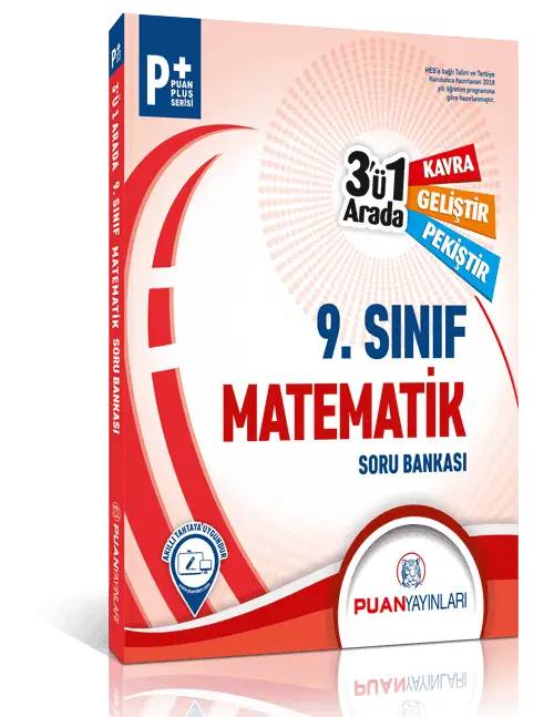 9. Sınıf Matematik 3`ü 1 Arada Soru Bankası Puan Yayınları - 1