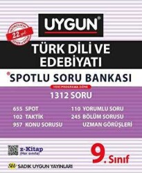 9. Sınıf Türk Dili ve Edebiyatı Spotlu Soru Bankası Sadık Uygun Yayınları - Sadık Uygun Yayınları