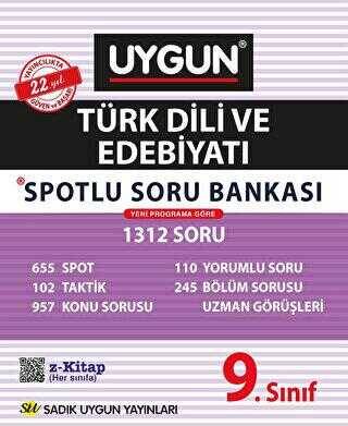 9. Sınıf Türk Dili ve Edebiyatı Spotlu Soru Bankası Sadık Uygun Yayınları - 1