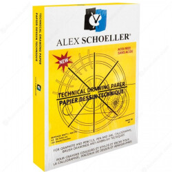 Alex Schoeller Teknik Resim Kağıdı 50x70 200 GR 25 Li - Alex Schoeller