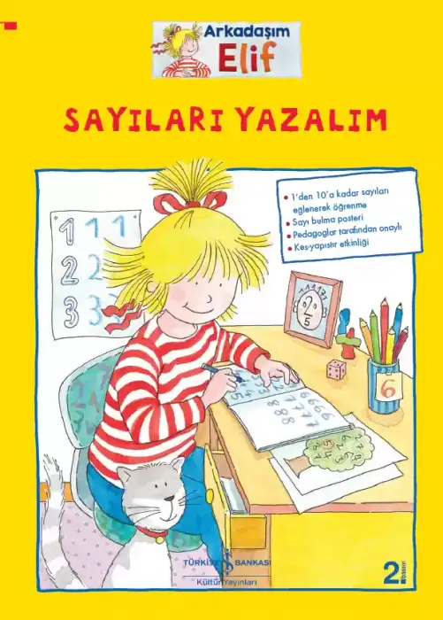 Arkadaşım Elif Sayıları Yazalım Hanna Sörensen İş Bankası Kültür Yayınları - 1