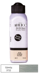 Artdeco Akrilik Boya 140 ML Metalik Gümüş 071R-3722 - Artdeco