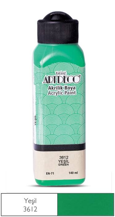 Artdeco Akrilik Boya 140 Ml Yeşil - 1