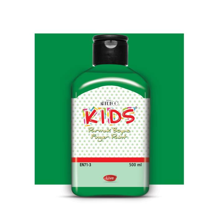 Artdeco Kids Parmak Boyası 118L-560 Yeşil 500 Ml - 1