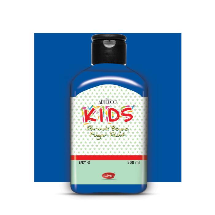 Artdeco Kids Parmak Boyası 500ml Mavi - 1