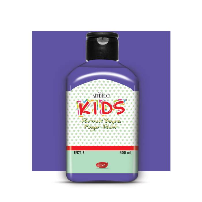 Artdeco Kids Parmak Boyası 500ml Mor - 1