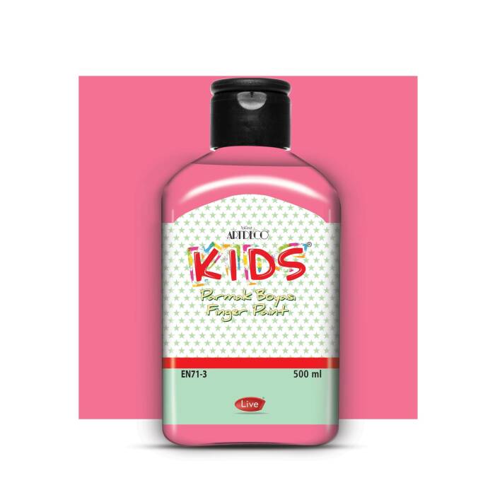 Artdeco Kids Parmak Boyası 500ml Pembe - 1