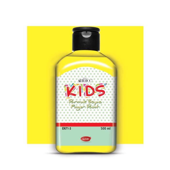 Artdeco Kids Parmak Boyası 500ml Sarı - 1