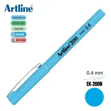 Artline Fineliner 0.4 Mm Açık Mavi EK-200N - 1