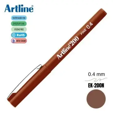 Artline Fineliner 0.4 Mm Kahverengi EK-200N - 1