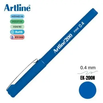 Artline Fineliner 0.4 Mm Koyu Royal Mavi EK-200N - 1