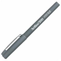 Artline Super Fine İnce Keçe Uçlu 0,2 MM Gri 220N - Artline