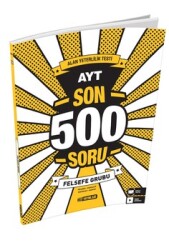 AYT Felsefe Grubu Son 500 Soru Hız Yayınları - Hız Yayınları