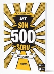 Hız Yayınları AYT Matematik Son 500 Soru - Hız Yayınları