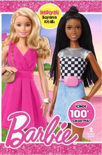 Barbie 100+ Çıkartma Hediyeli Boyama Kitabı Doğan Çocuk - 1