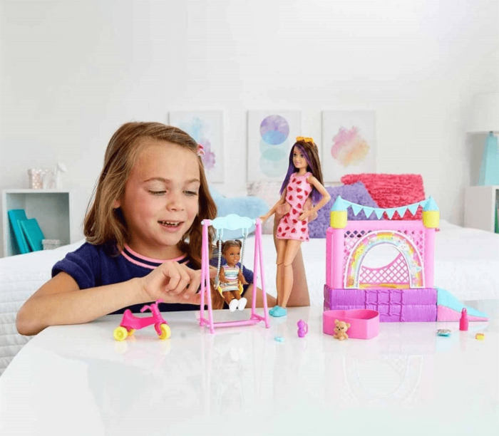 Barbie Bebek Bakıcısı Skipper Oyun Evi Seti HHB67 - 6