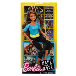 Barbie Sonsuz Hareket Bebeği DJY08 MAVİ - 1