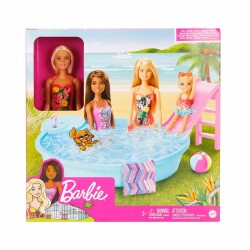 Barbie ve Eğlenceli Havuzu GHL91 - Mattel